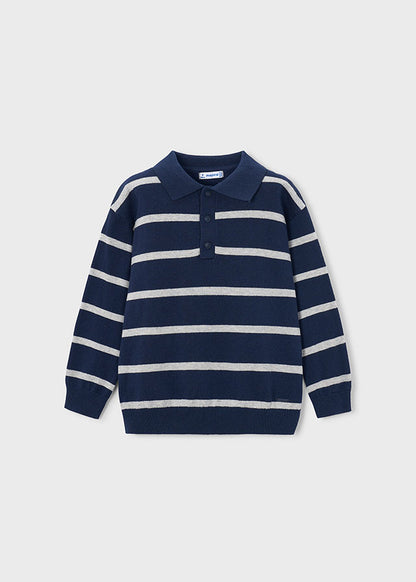 Boys Knit L/s Polo