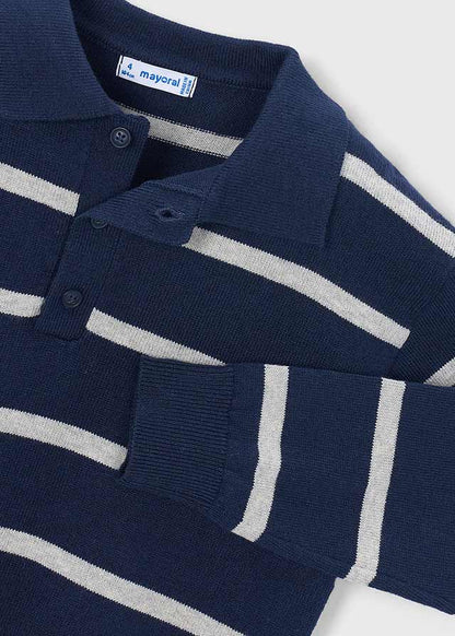 Boys Knit L/s Polo