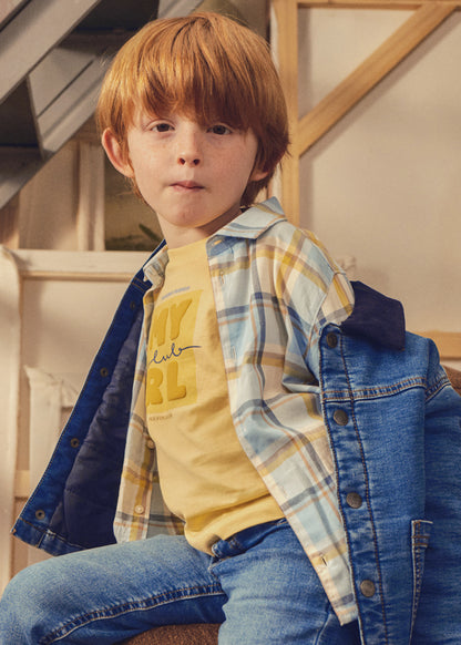 Boys Plaid Button Down