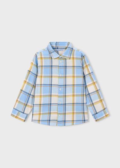Boys Plaid Button Down