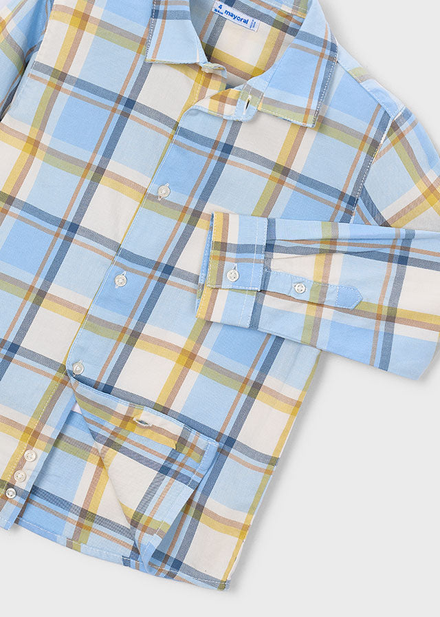 Boys Plaid Button Down