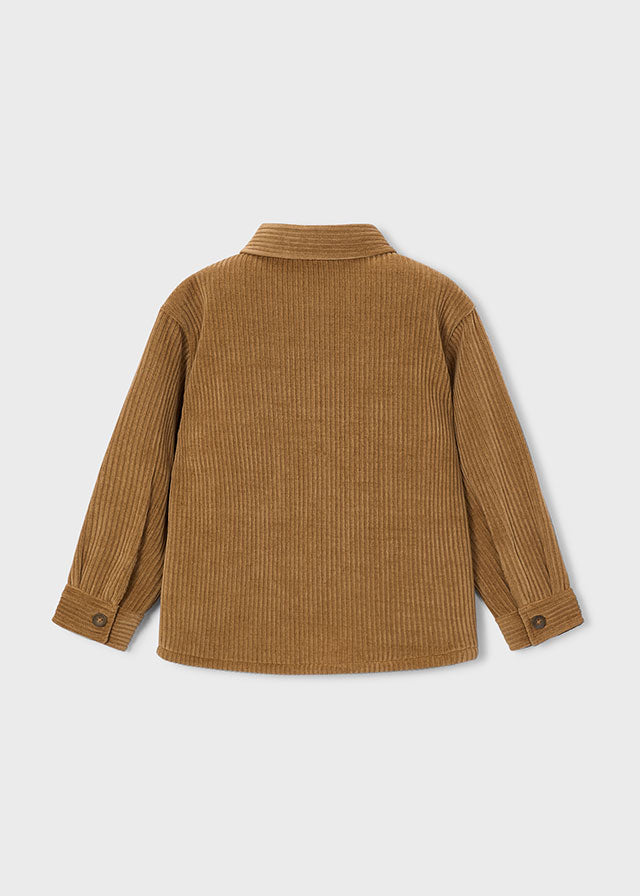 Boys Brown Corduroy Overshirt