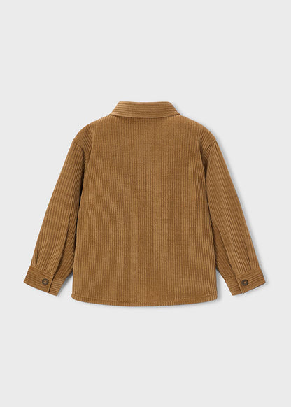 Boys Brown Corduroy Overshirt