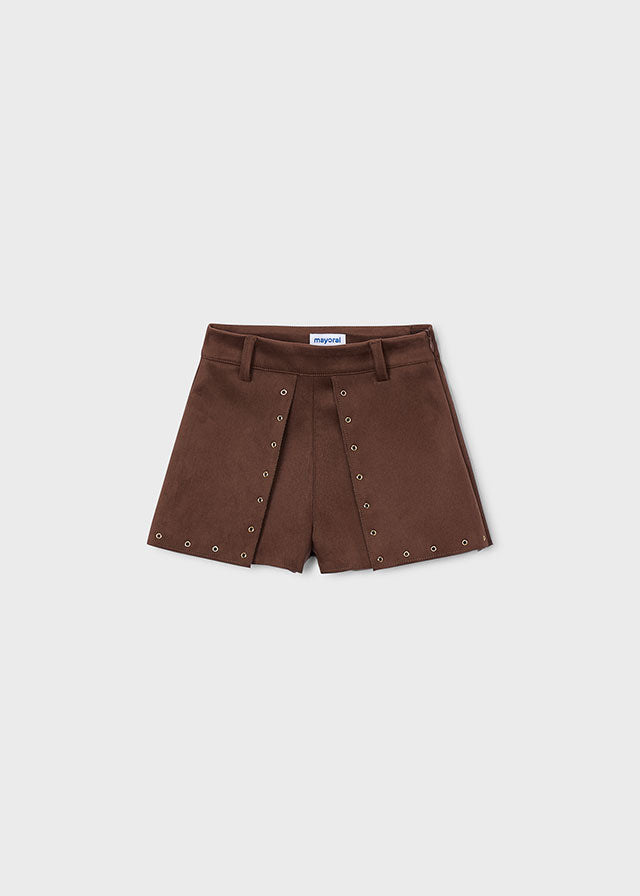 Girls Faux Suede Shorts