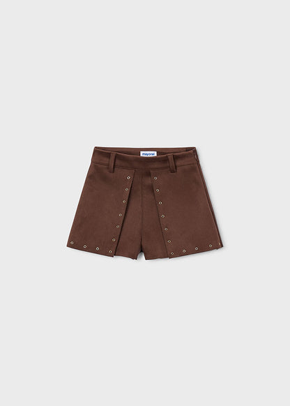 Girls Faux Suede Shorts