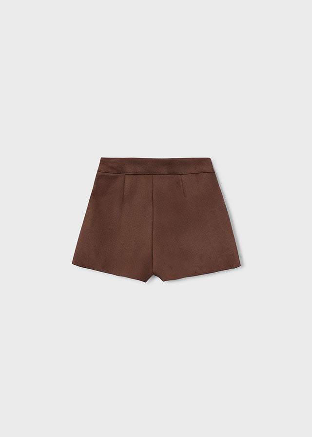 Girls Faux Suede Shorts