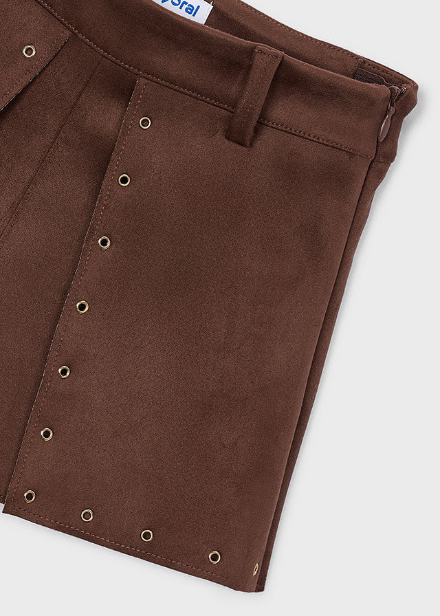 Girls Faux Suede Shorts