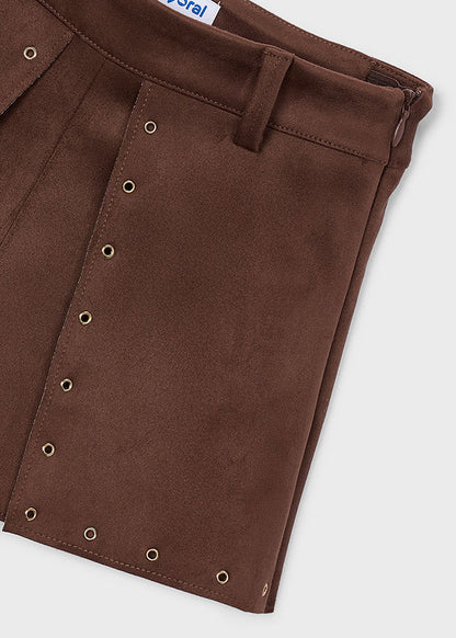 Girls Faux Suede Shorts