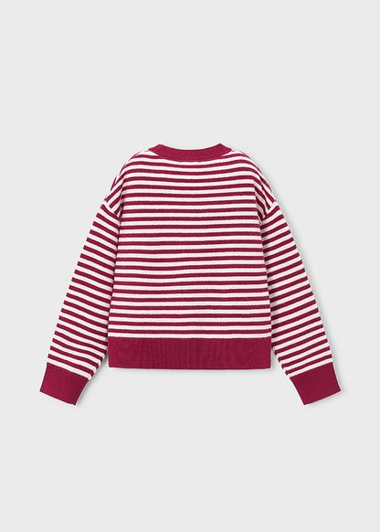 Girls Detail Sweater w/ Scarf