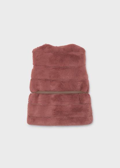 Girls Belted Winter Vest
