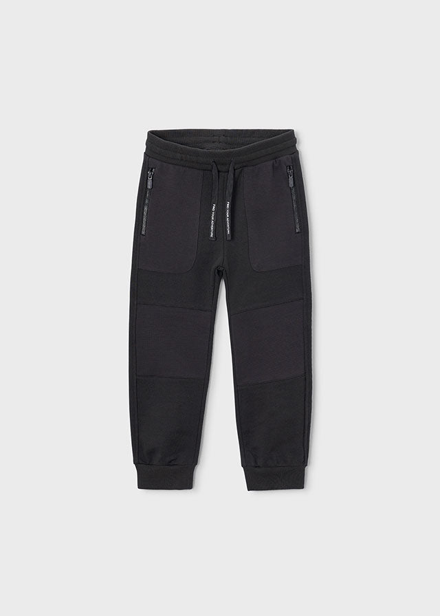 Boys Grey Knit Pants