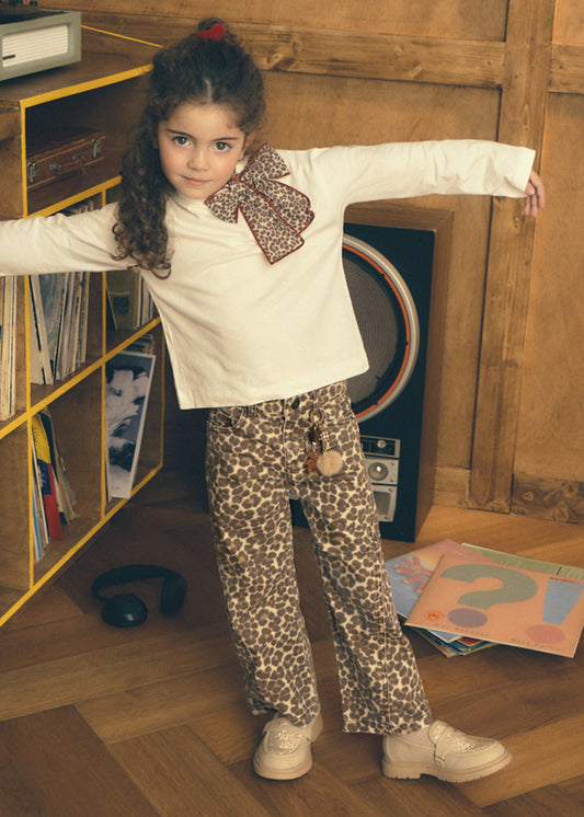Girls Chestnut Trousers