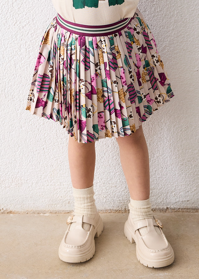 Girls Fun Pleated Skirt