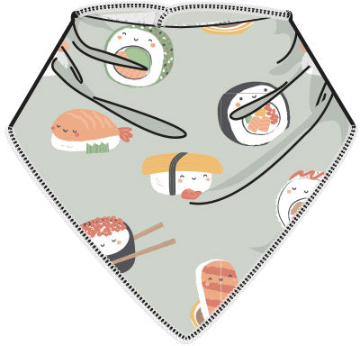 Sushi Green Bib