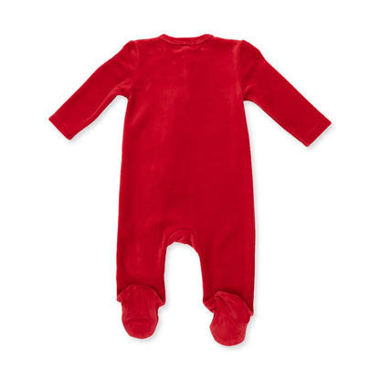 First Christmas Velour Uni Footie