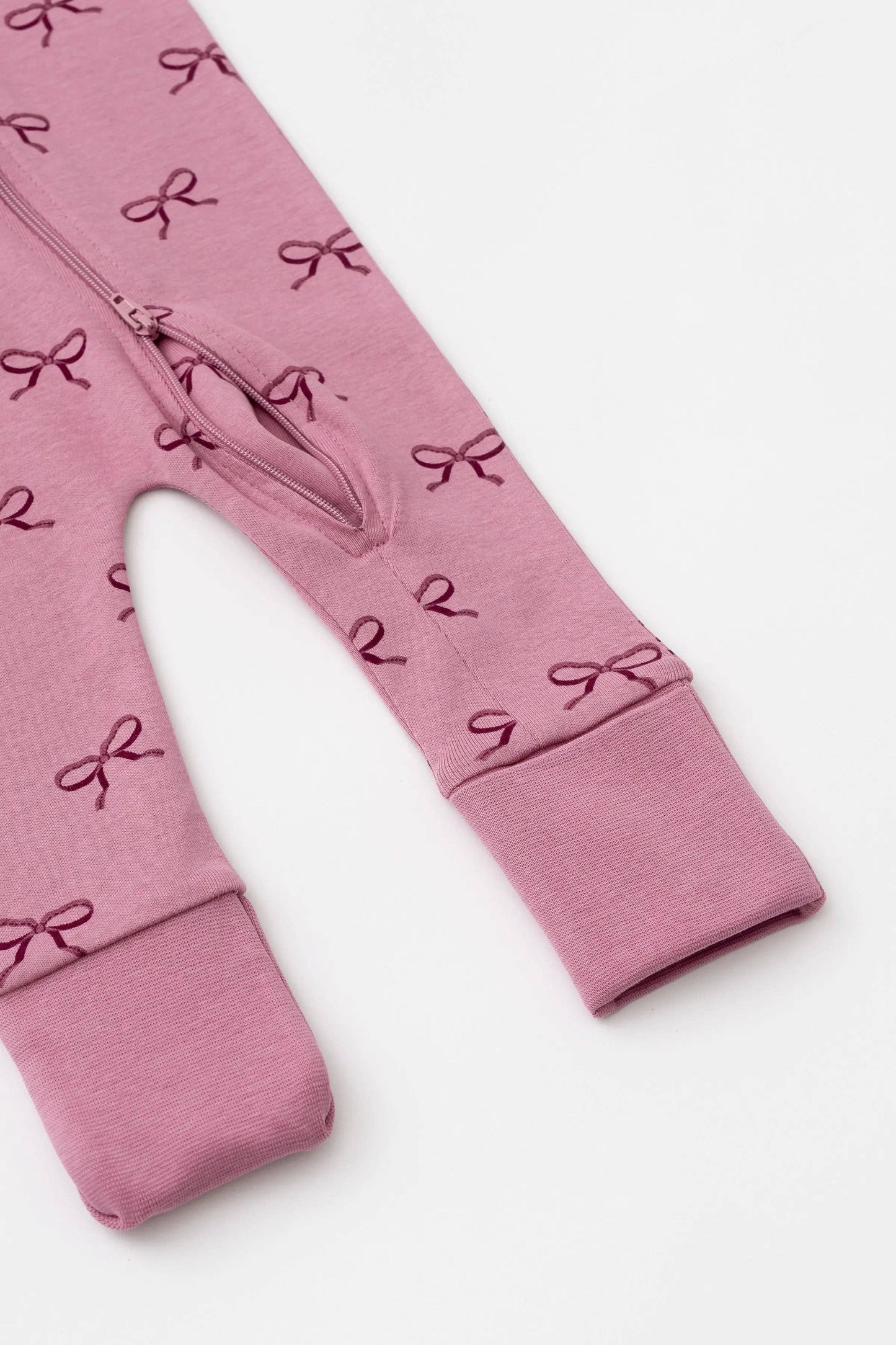 Baby Pajamas Pink Ribbons Onesie