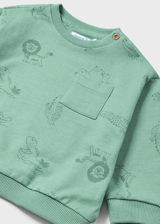 Baby Animal Print Sweatshirt