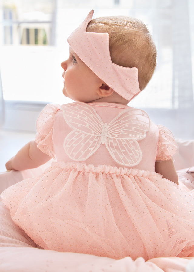 Newborn Tulle Romper With Crown