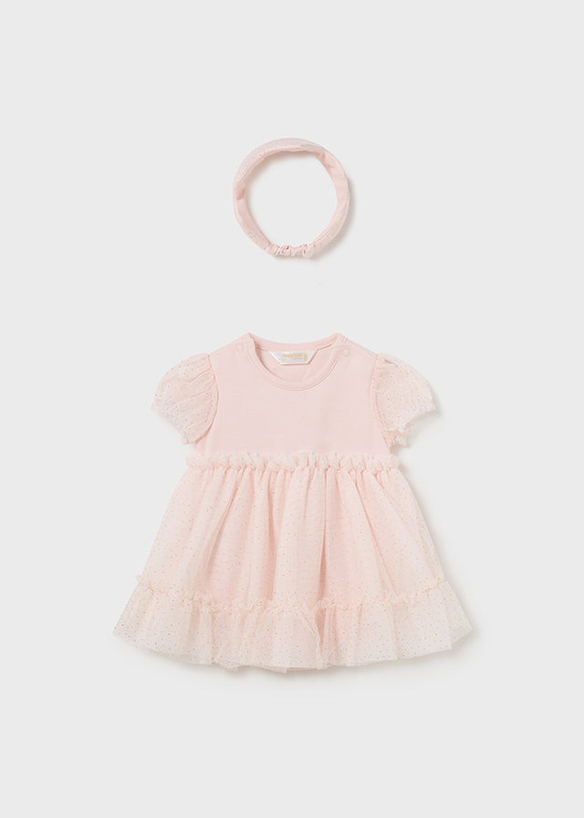 Newborn Tulle Romper With Crown