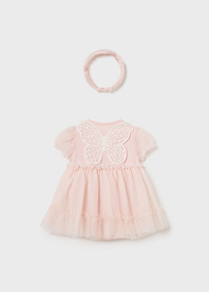 Newborn Tulle Romper With Crown