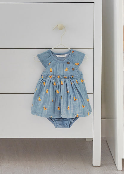 Baby Girl Duck Bloomer Dress Set