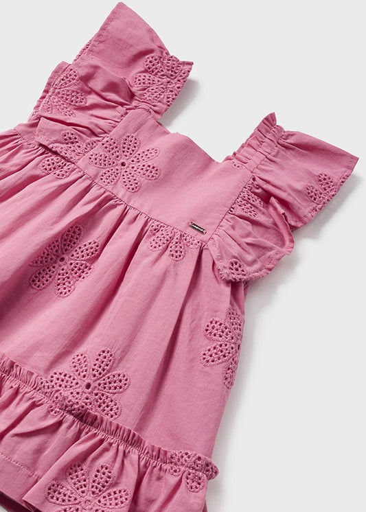 Infant Hibiscus Ruffled Dress