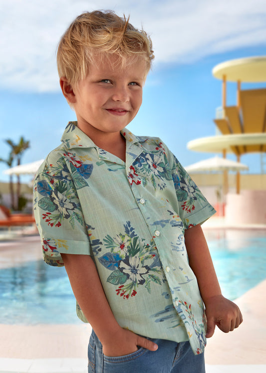 Boys Tropical Style Shirt
