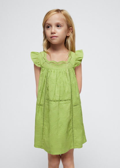 Girls Apple Green Dress