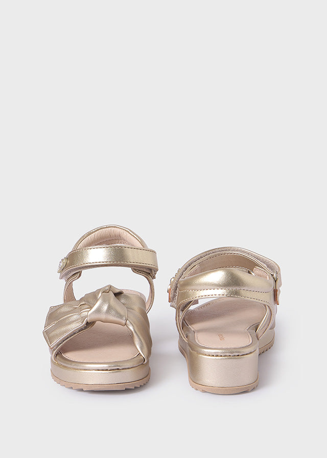 Little Girls Sustainable Leather Sandals