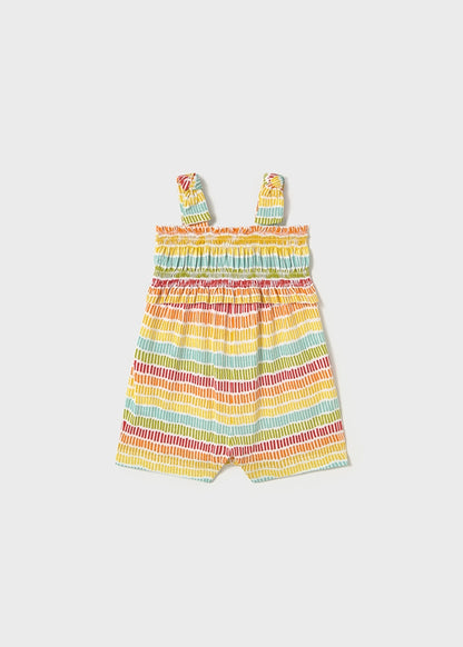 Infant Girl's Printed Jumpsuit