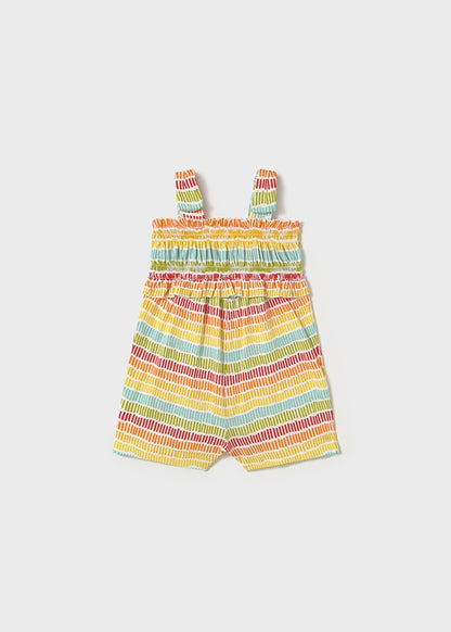 Infant Girl's Printed Jumpsuit