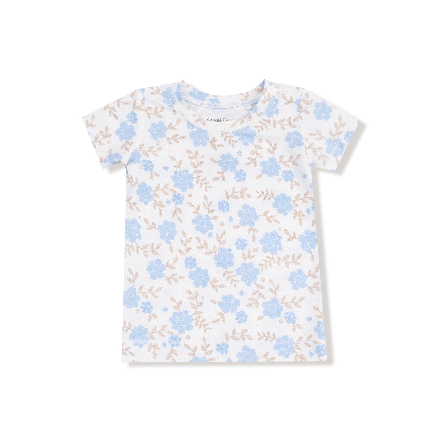 Baby Blue Floral S/s Loungewear Set