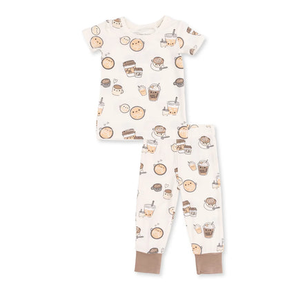Love You A Latte S/s Loungewear Set