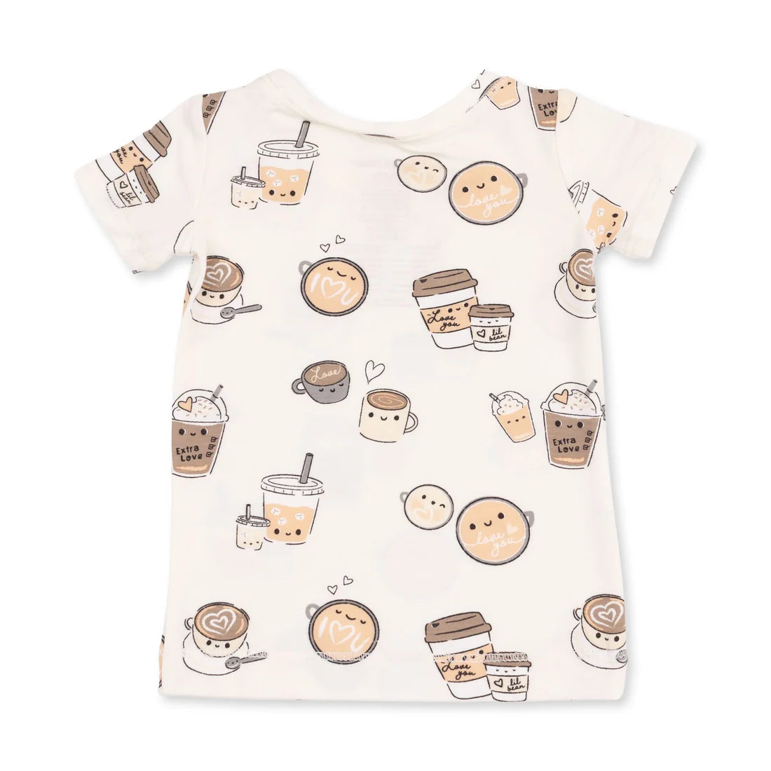 Love You A Latte S/s Loungewear Set
