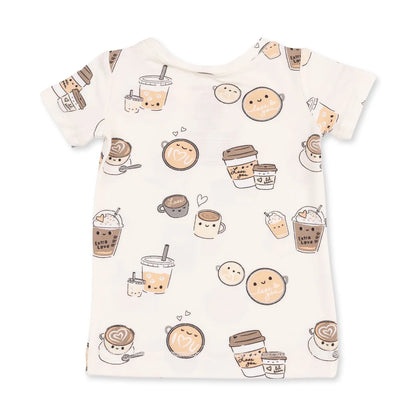 Love You A Latte S/s Loungewear Set