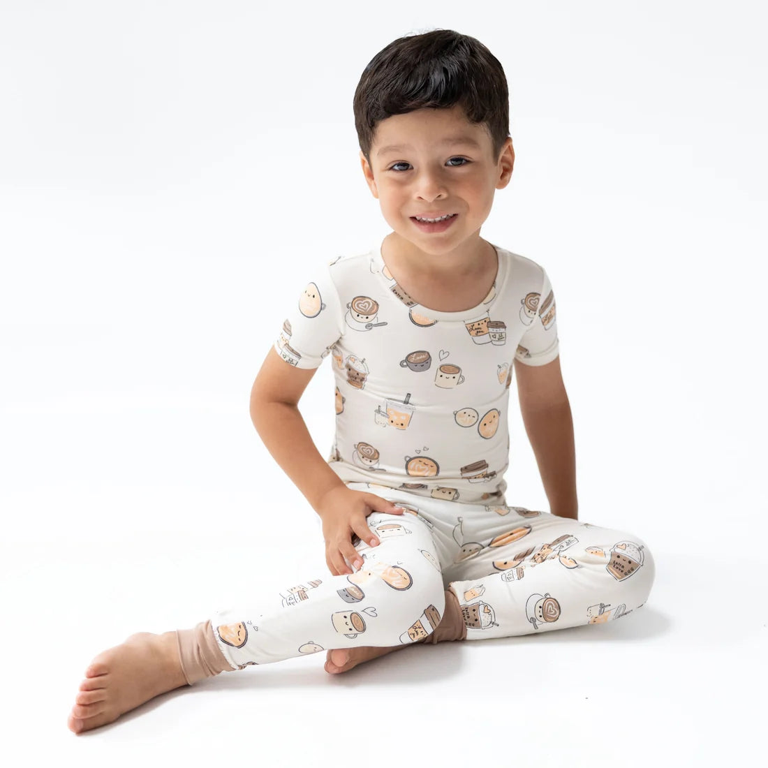 Love You A Latte S/s Loungewear Set