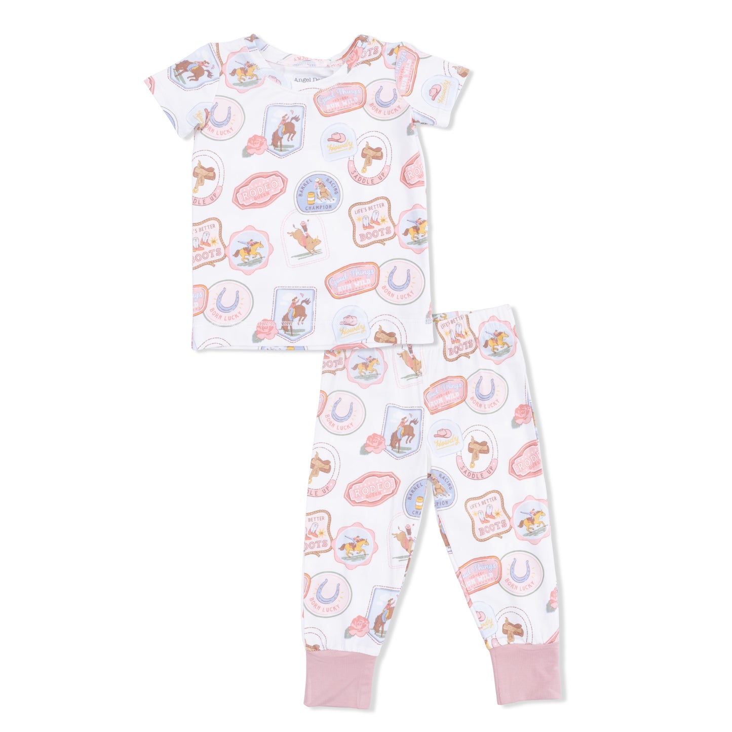Rodeo Patches Pink Loungewear Set