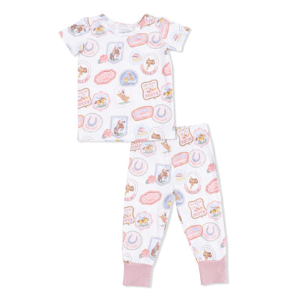 Rodeo Patches Pink Loungewear Set