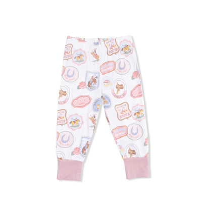Rodeo Patches Pink Loungewear Set