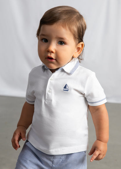 Infant Boy Striped Polo
