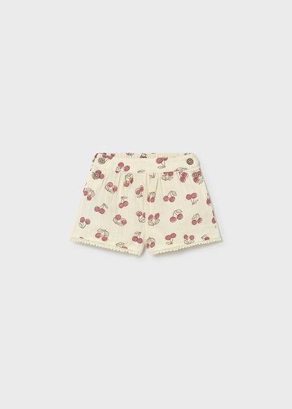 Infant Girl Cherry Shorts