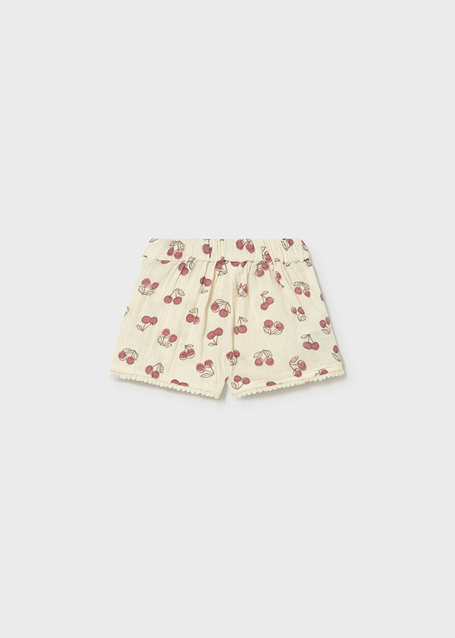 Infant Girl Cherry Shorts