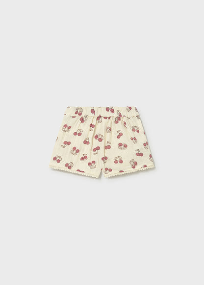 Infant Girl Cherry Shorts