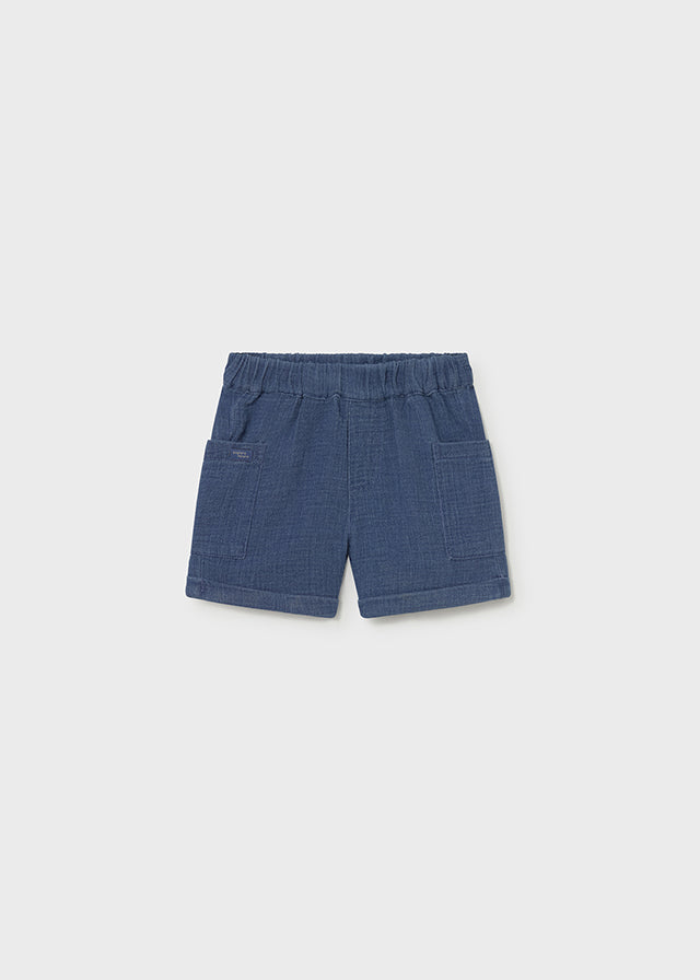 Infant Boy Denim Bermuda Shorts