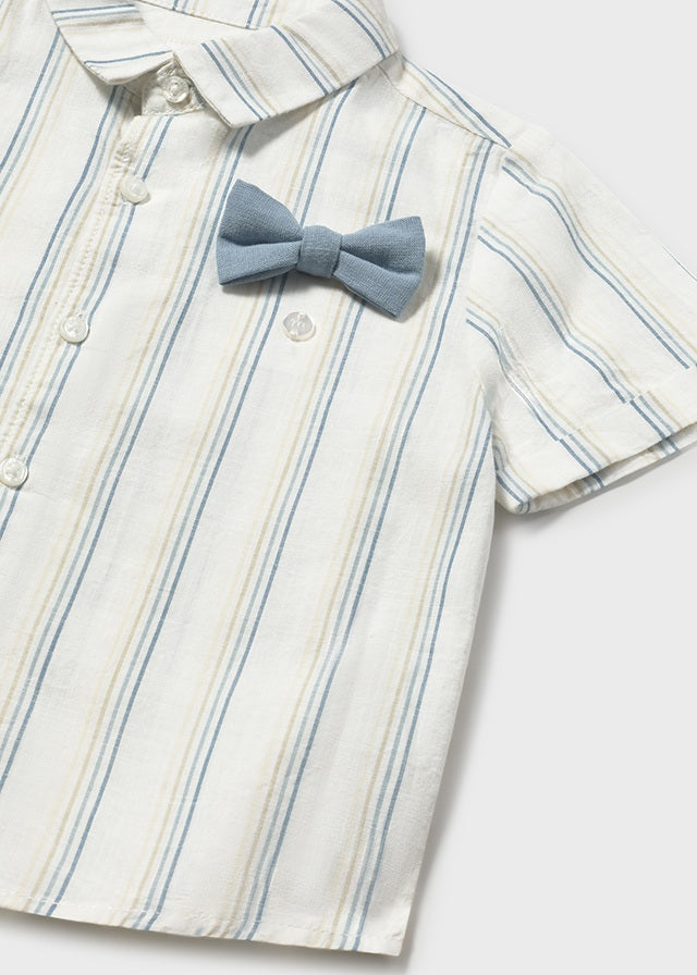 Infant Boy 3pc Bermuda Linen Set