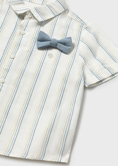 Infant Boy 3pc Bermuda Linen Set
