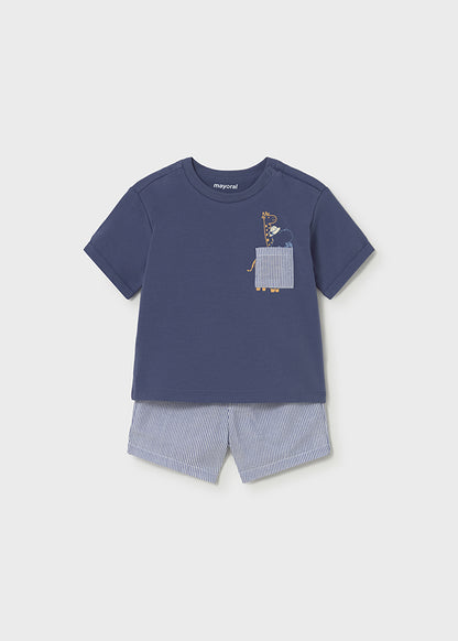 Infant Boy Bermuda Striped Set