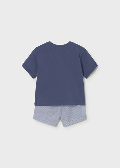 Infant Boy Bermuda Striped Set