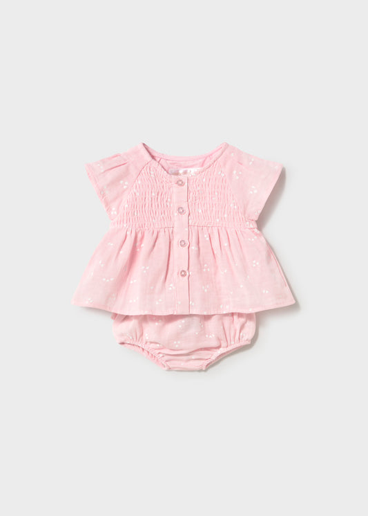 NB Girl Rosie Blouse & Bloomer Set