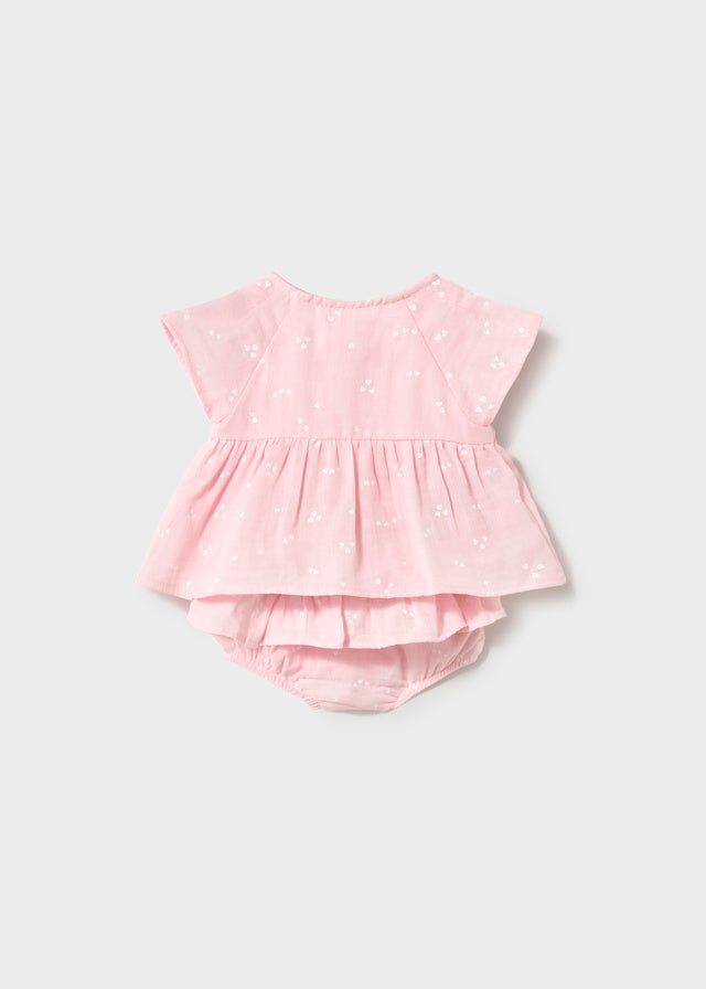 NB Girl Rosie Blouse & Bloomer Set